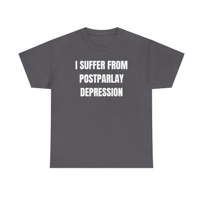 I Suffer From Post-Parlay Depression Unisex Heavy Cotton Tee
