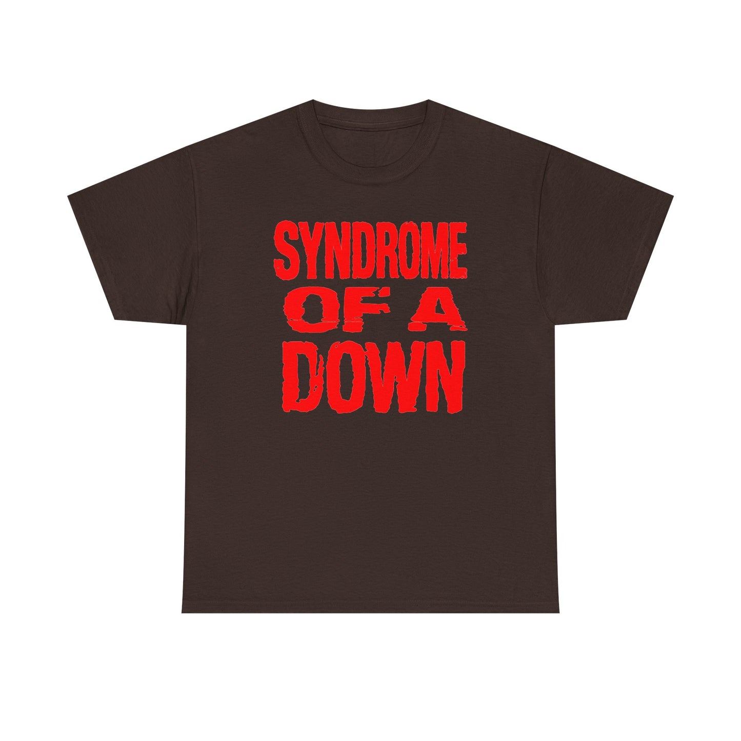 Syndrome of a Down Unisex Heavy Cotton Tee - Funny Shirt - Rock Music - Gift for Men and Women