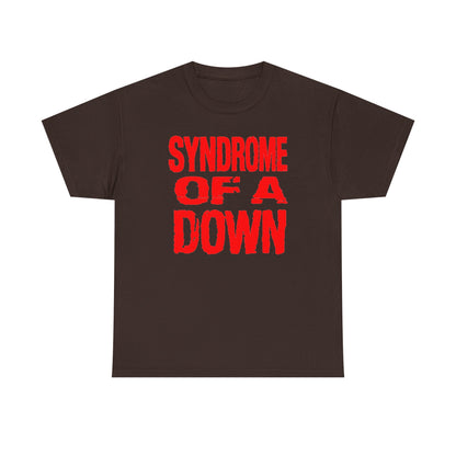 Syndrome of a Down Unisex Heavy Cotton Tee - Funny Shirt - Rock Music - Gift for Men and Women