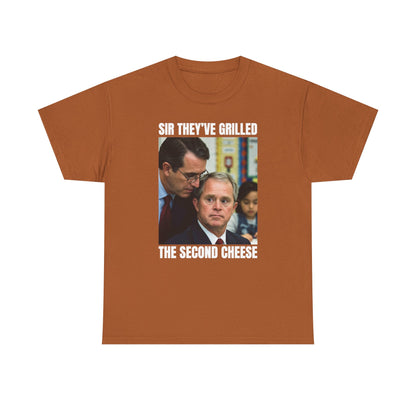 Sir They've Grilled The Second Cheese Unisex Heavy Cotton Tee