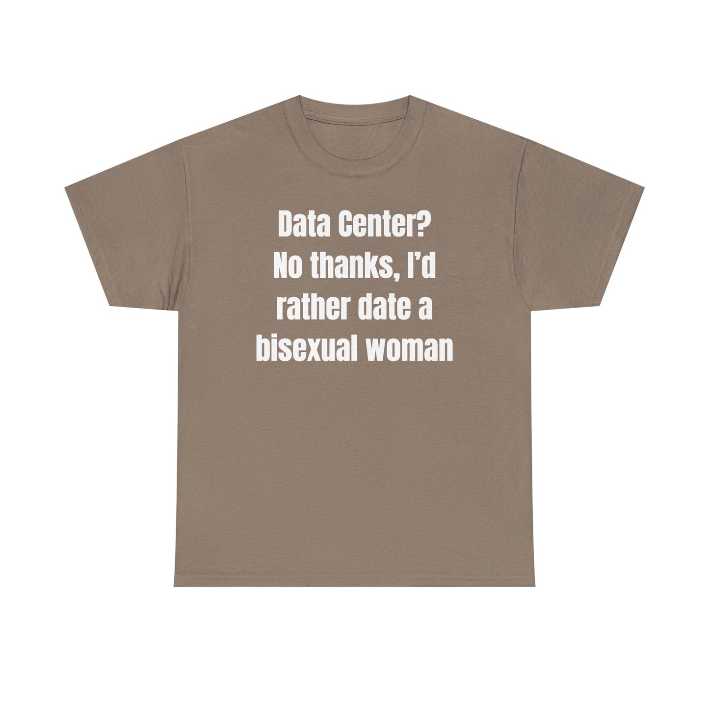 Data Center No Thanks Unisex Heavy Cotton Tee