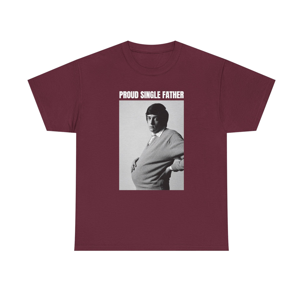 Proud Single Father Unisex Heavy Cotton Tee