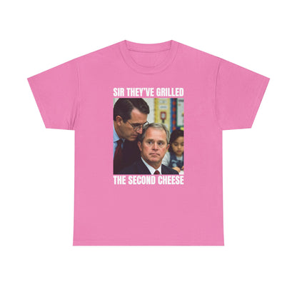Sir They've Grilled The Second Cheese Unisex Heavy Cotton Tee