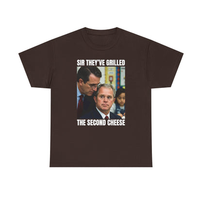 Sir They've Grilled The Second Cheese Unisex Heavy Cotton Tee