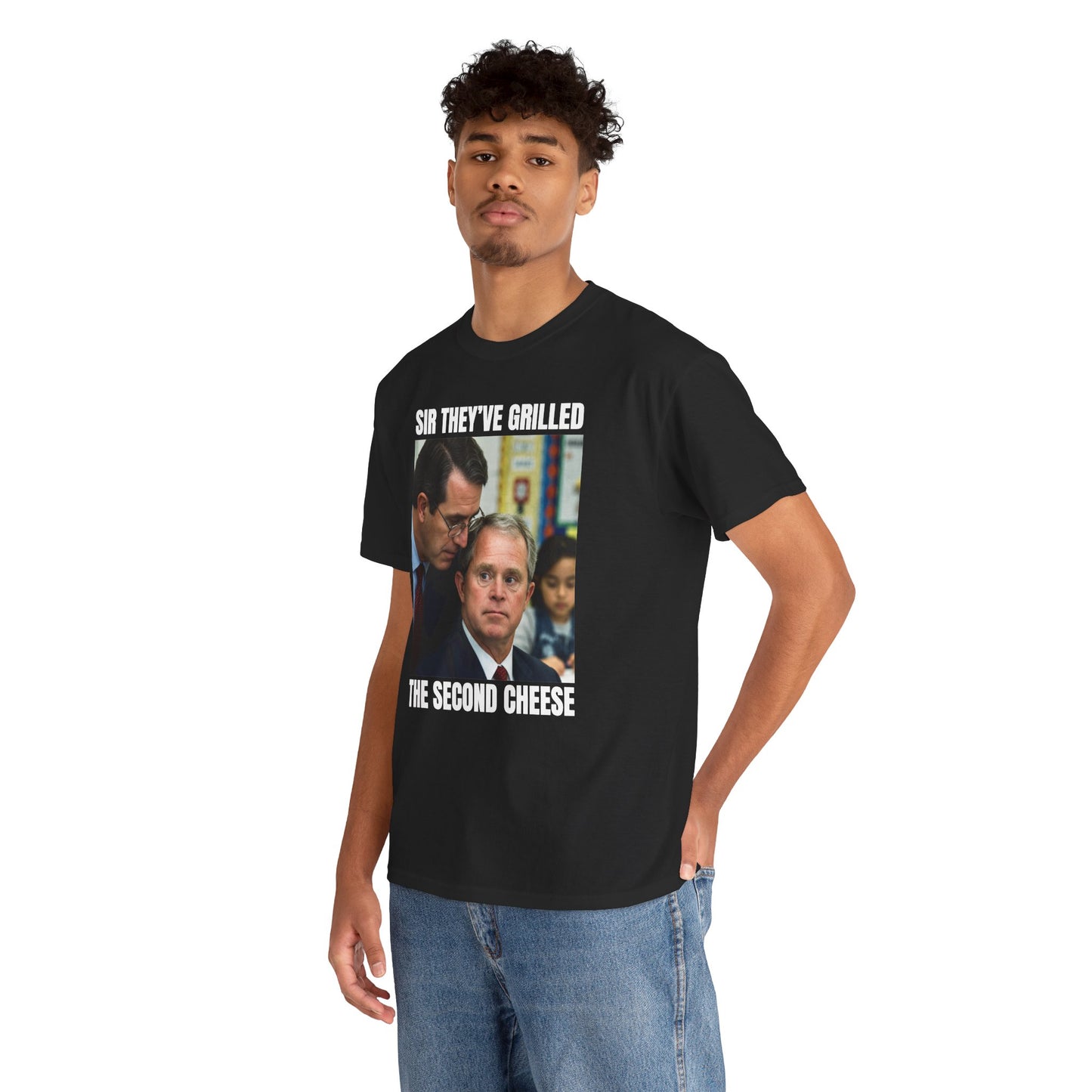 Sir They've Grilled The Second Cheese Unisex Heavy Cotton Tee