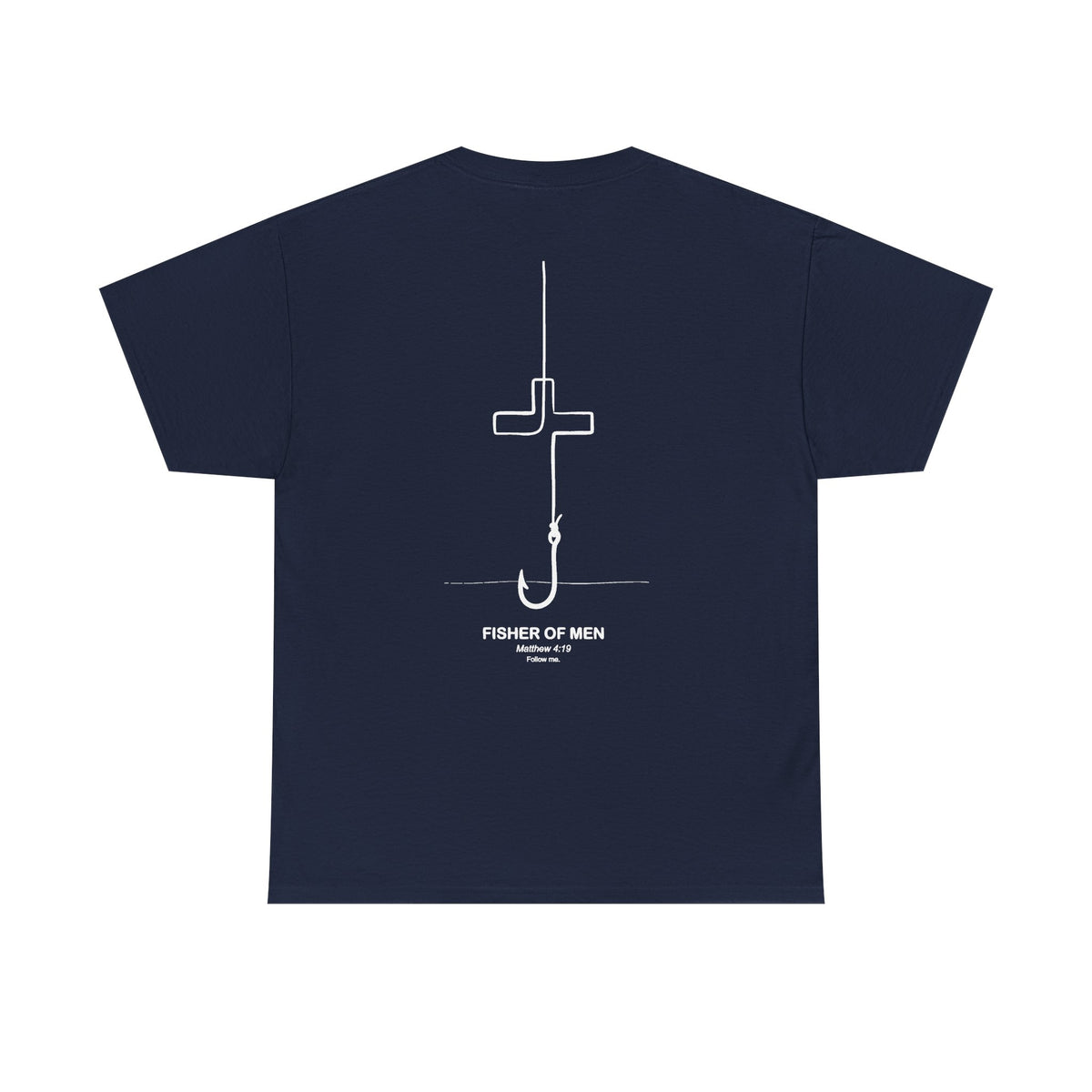 Fisher of Men Mathew 4:19 Unisex Heavy Cotton Tee