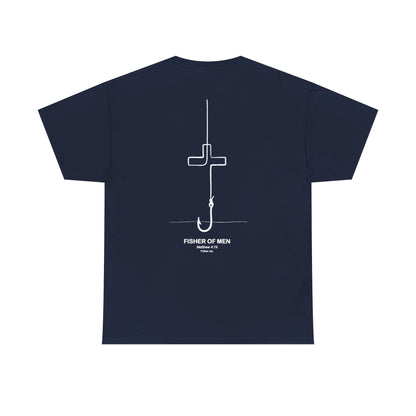 Fisher of Men Mathew 4:19 Unisex Heavy Cotton Tee