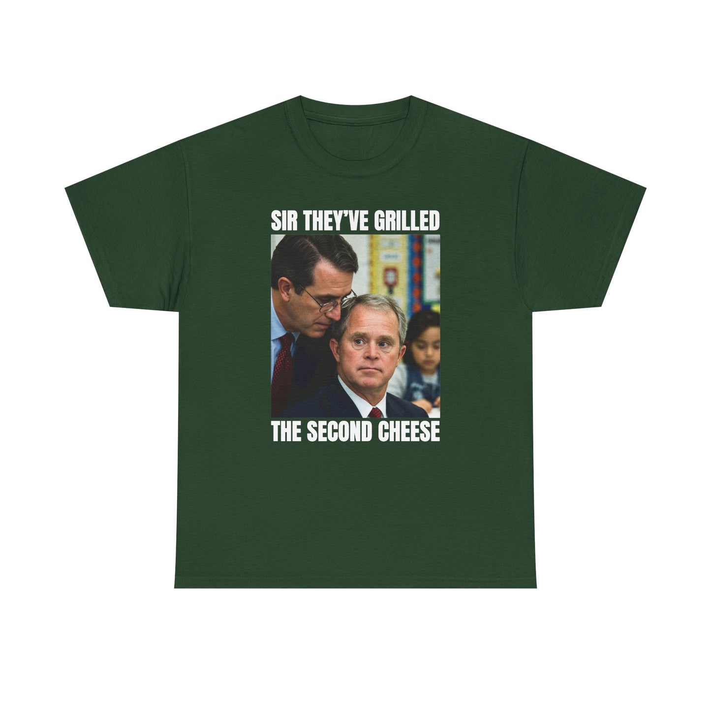 Sir They've Grilled The Second Cheese Unisex Heavy Cotton Tee