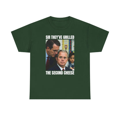 Sir They've Grilled The Second Cheese Unisex Heavy Cotton Tee