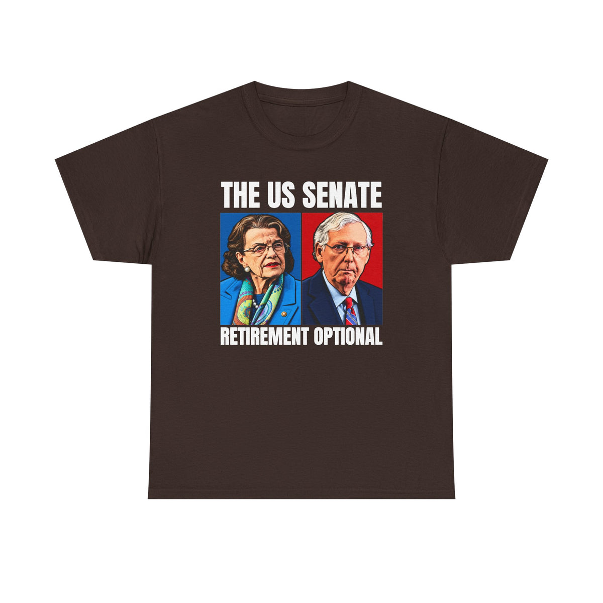 The US Senate Retirement Optional Unisex Heavy Cotton Tee