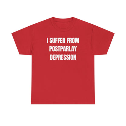 I Suffer From Post-Parlay Depression Unisex Heavy Cotton Tee