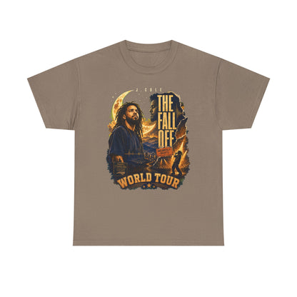 The Fall off World Tour J Cole Unisex Heavy Cotton Tee