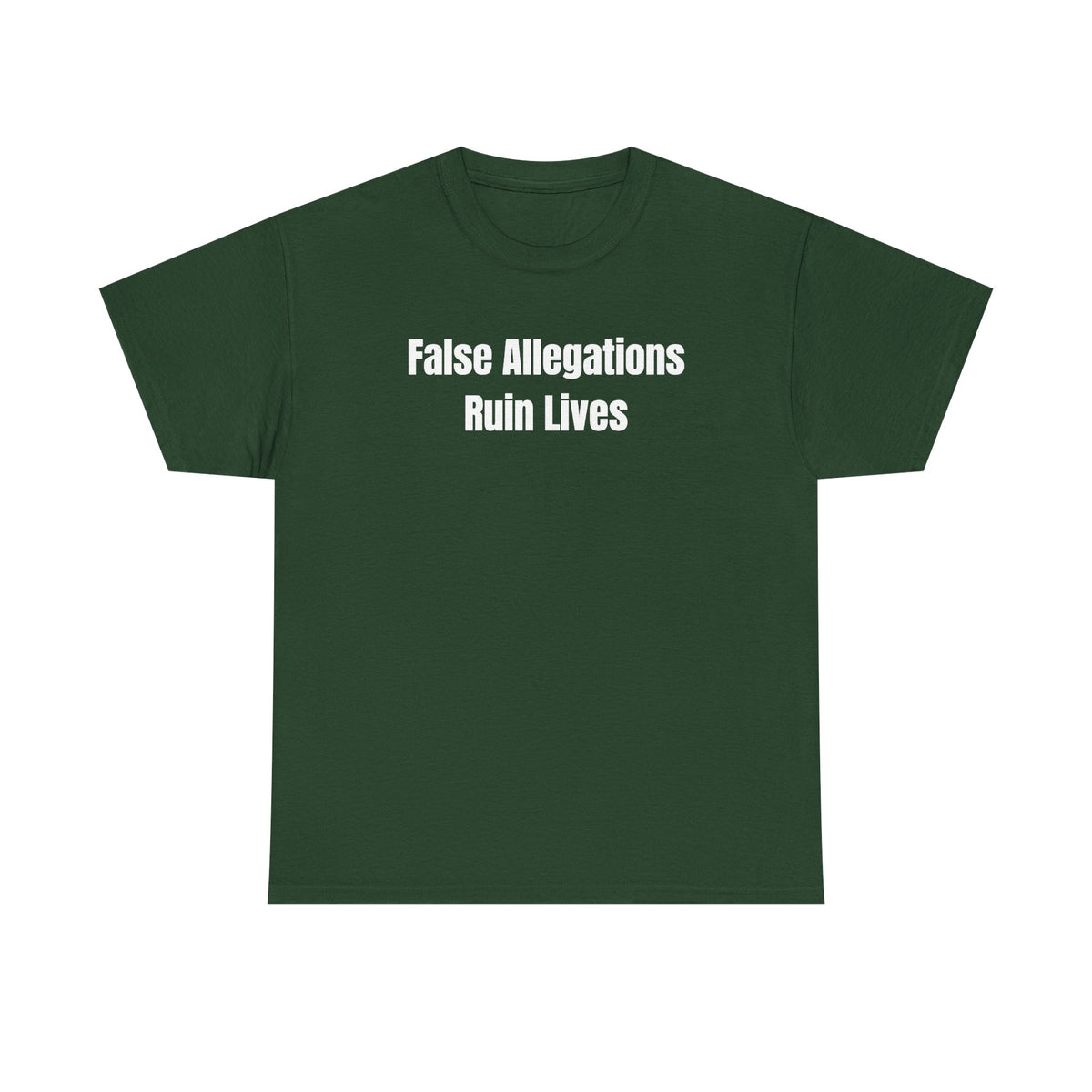 False Allegations Ruin Lives Unisex Heavy Cotton Tee