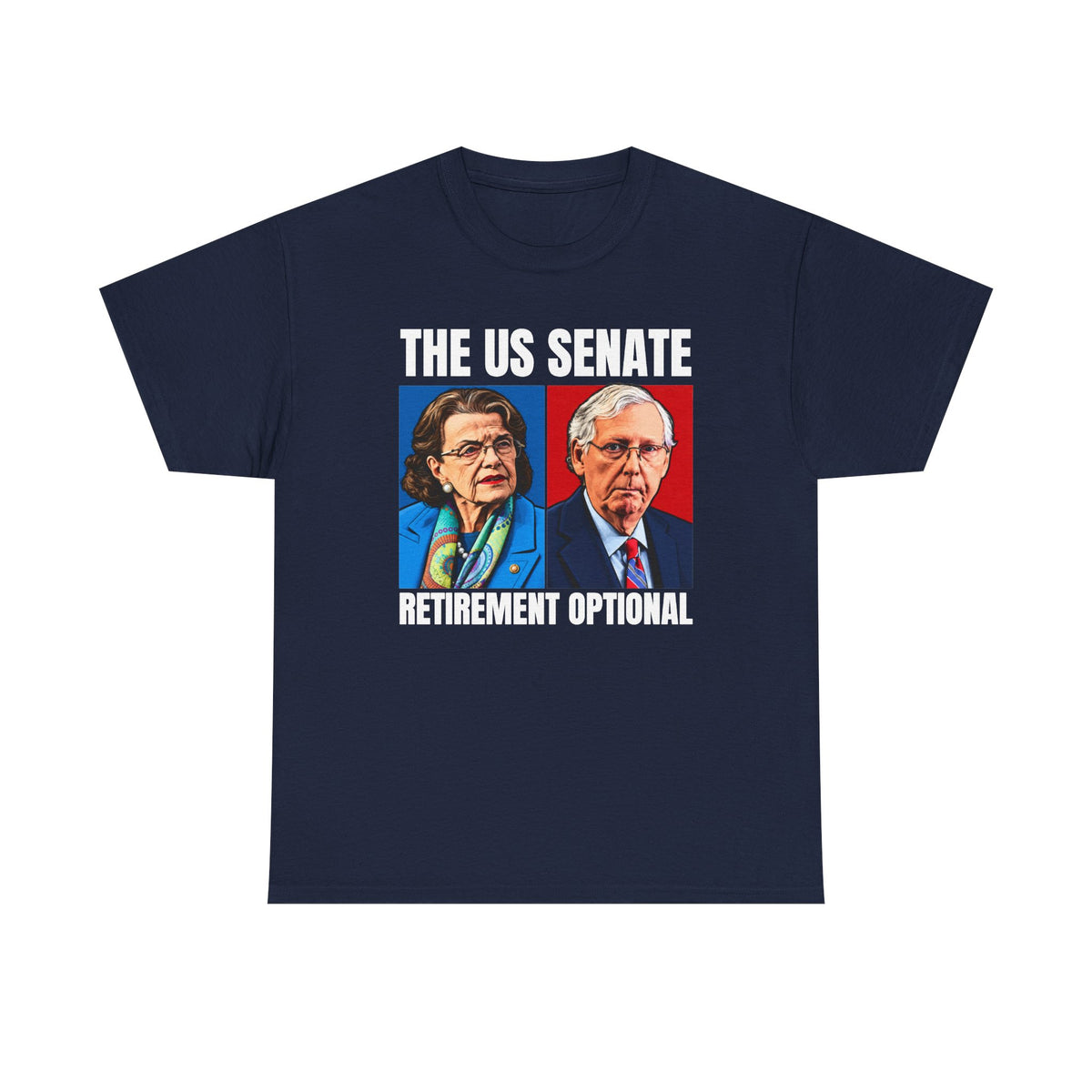 The US Senate Retirement Optional Unisex Heavy Cotton Tee