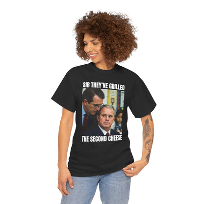 Sir They've Grilled The Second Cheese Unisex Heavy Cotton Tee