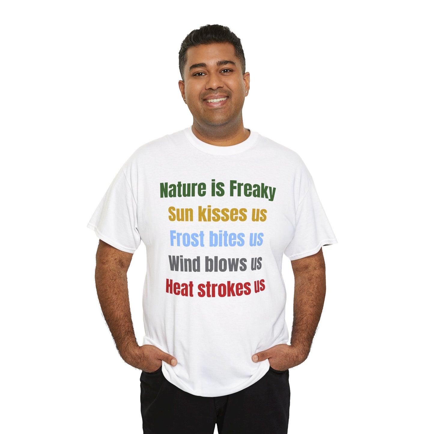 Nature is Freaky Unisex Heavy Cotton Tee