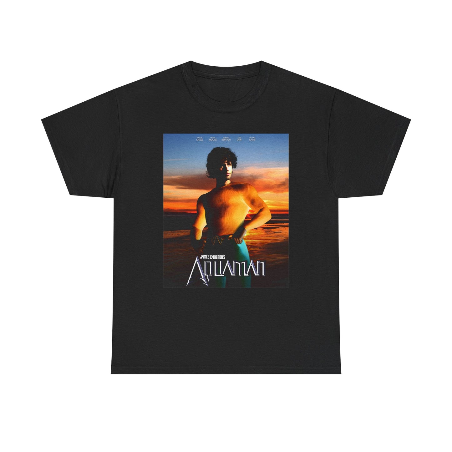 Vinny Chase Aqua Man Unisex Heavy Cotton Tee