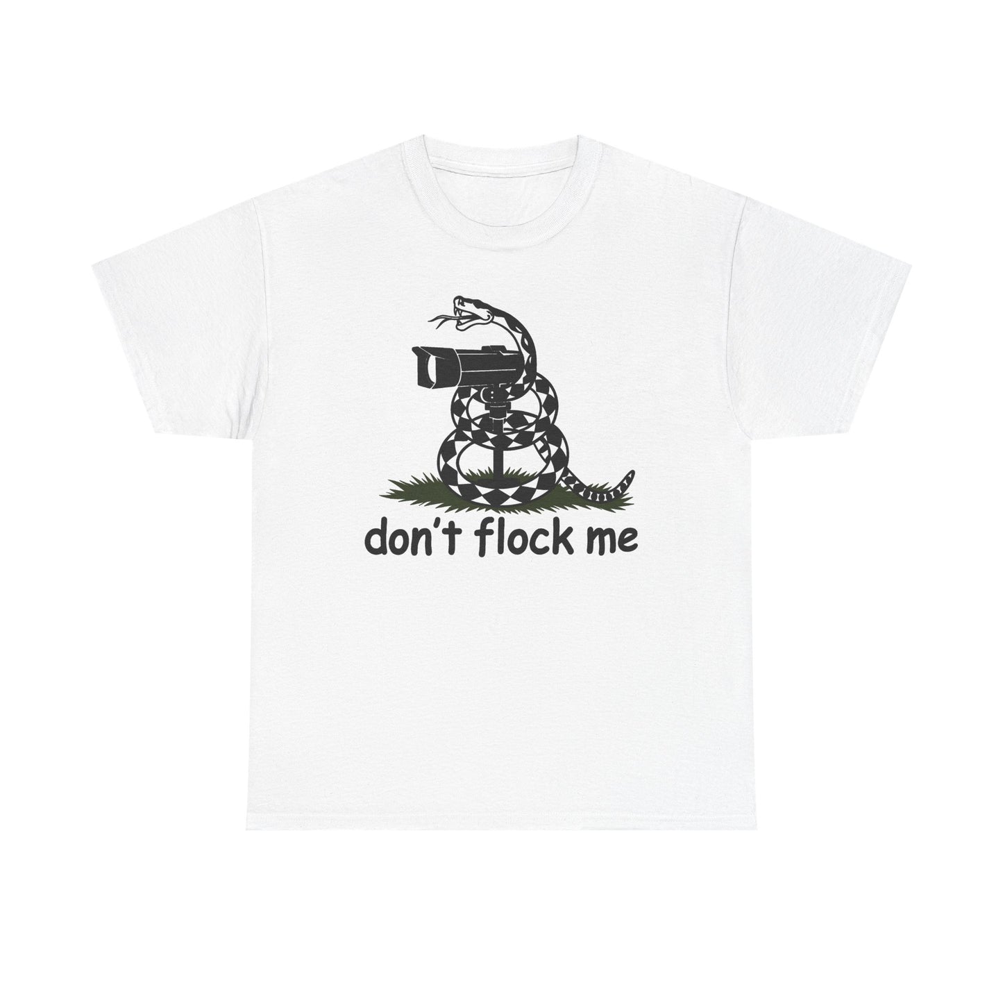 Don't Flock Me Unisex Heavy Cotton Tee - Freedom Shirt - Cameras - USA - Gift for Men and Women
