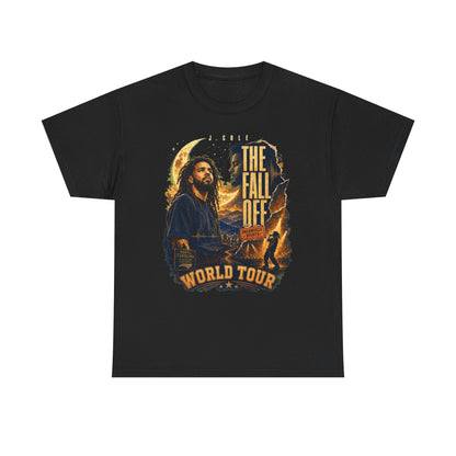 The Fall off World Tour J Cole Unisex Heavy Cotton Tee