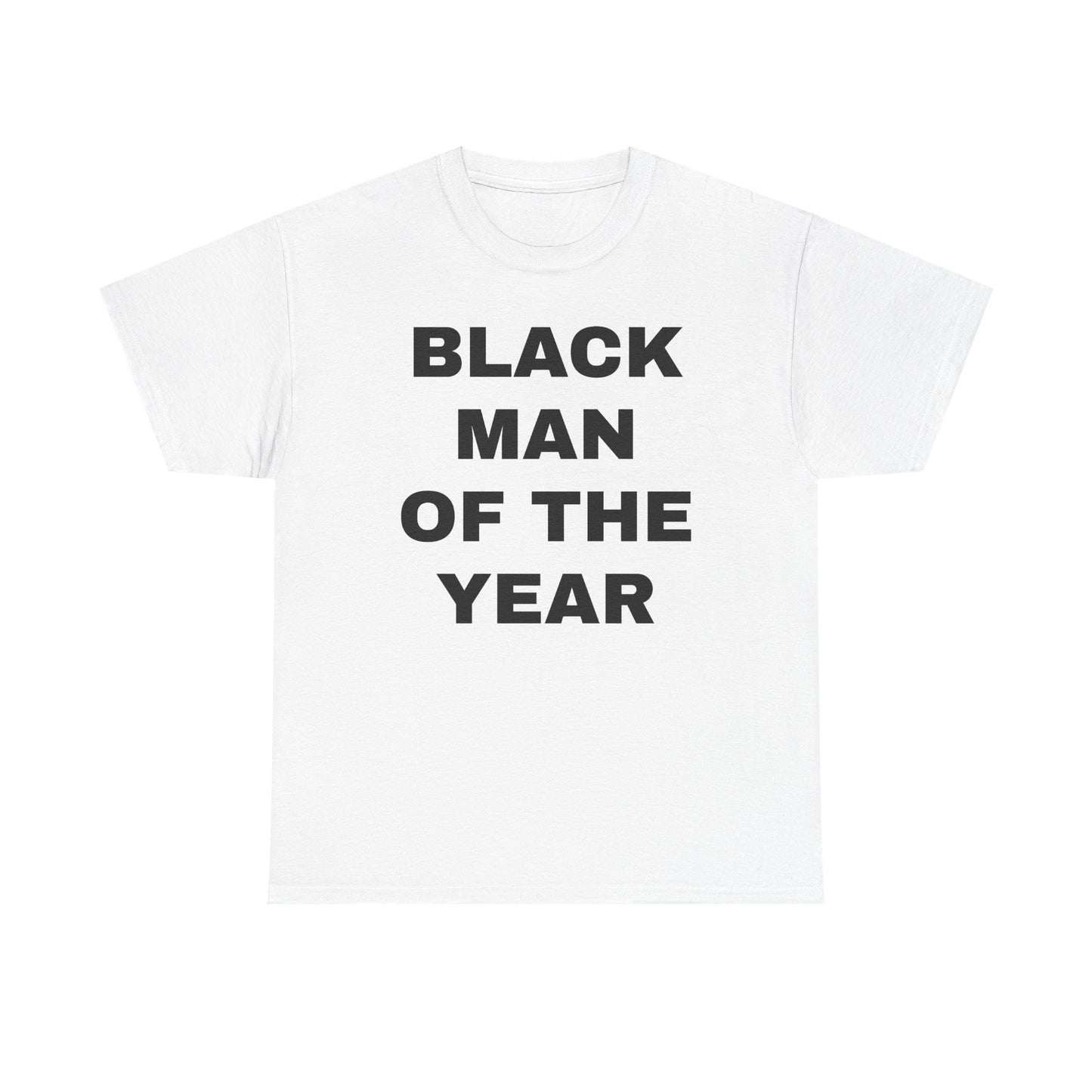 Black Man Of The Year Unisex Heavy Cotton Tee