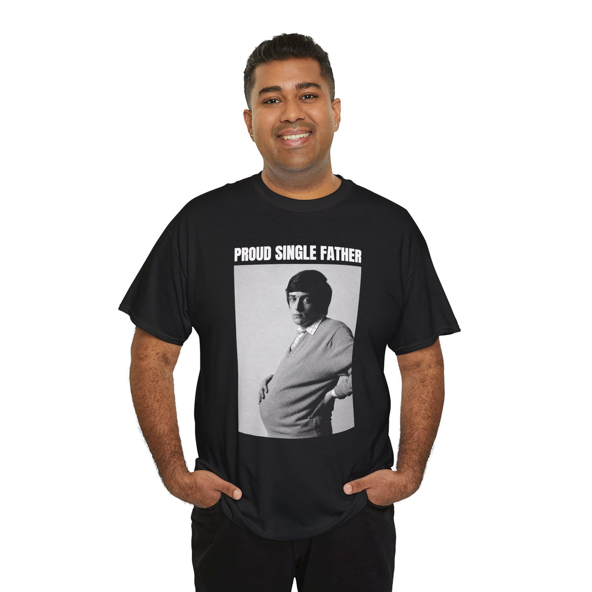 Proud Single Father Unisex Heavy Cotton Tee