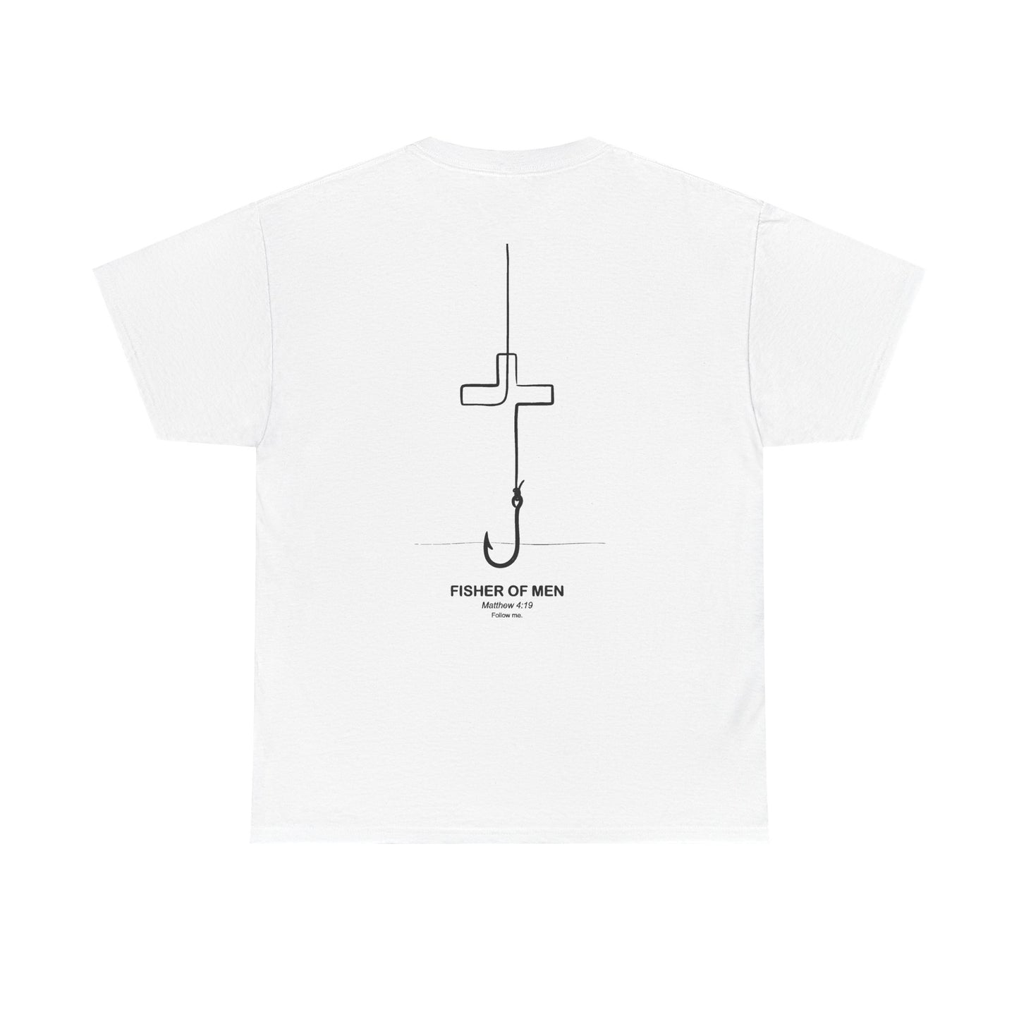 Fisher of Men Mathew 4:19 Unisex Heavy Cotton Tee
