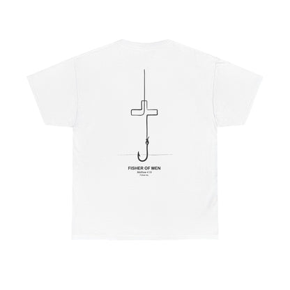 Fisher of Men Mathew 4:19 Unisex Heavy Cotton Tee