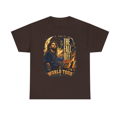 The Fall off World Tour J Cole Unisex Heavy Cotton Tee