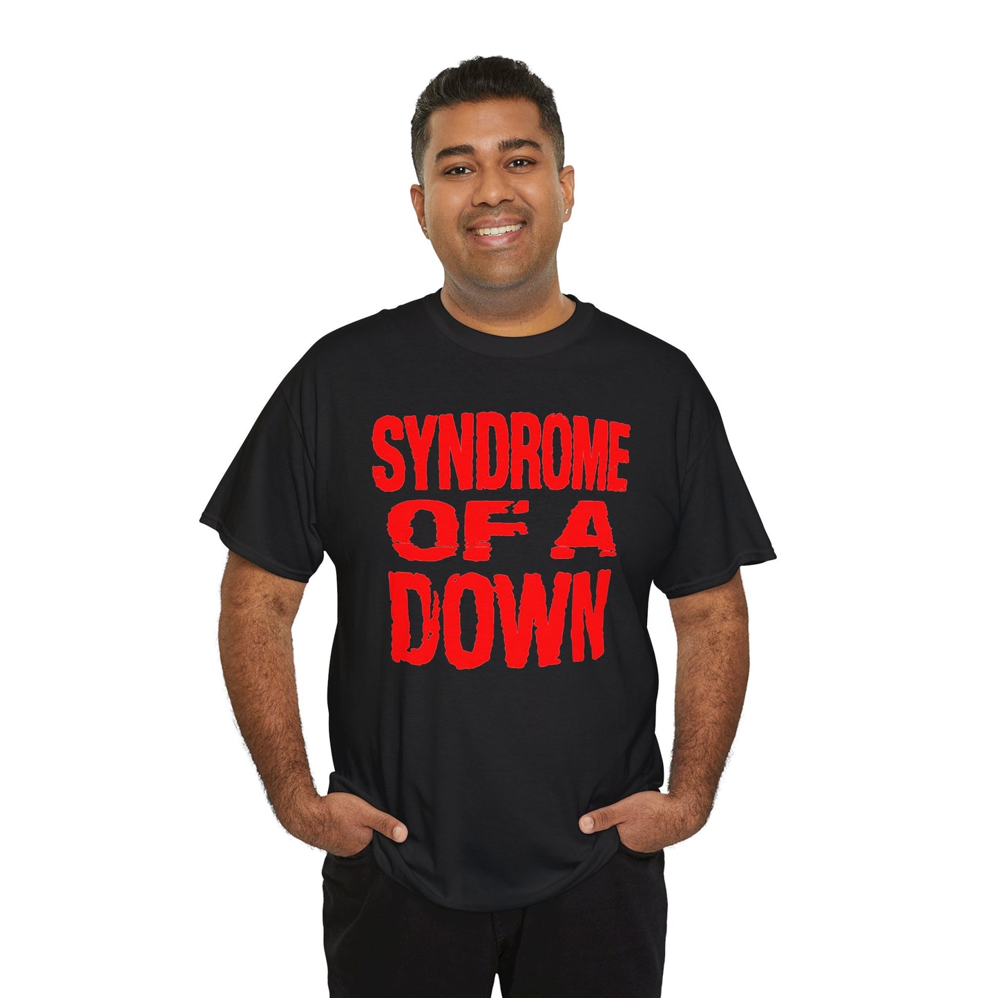 Syndrome of a Down Unisex Heavy Cotton Tee - Funny Shirt - Rock Music - Gift for Men and Women