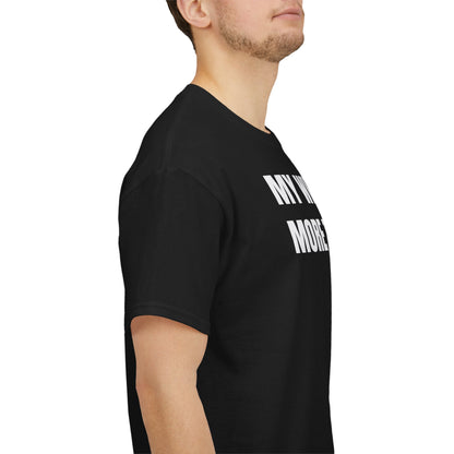 My Wife Shops More Than Yours Unisex Heavy Cotton Tee
