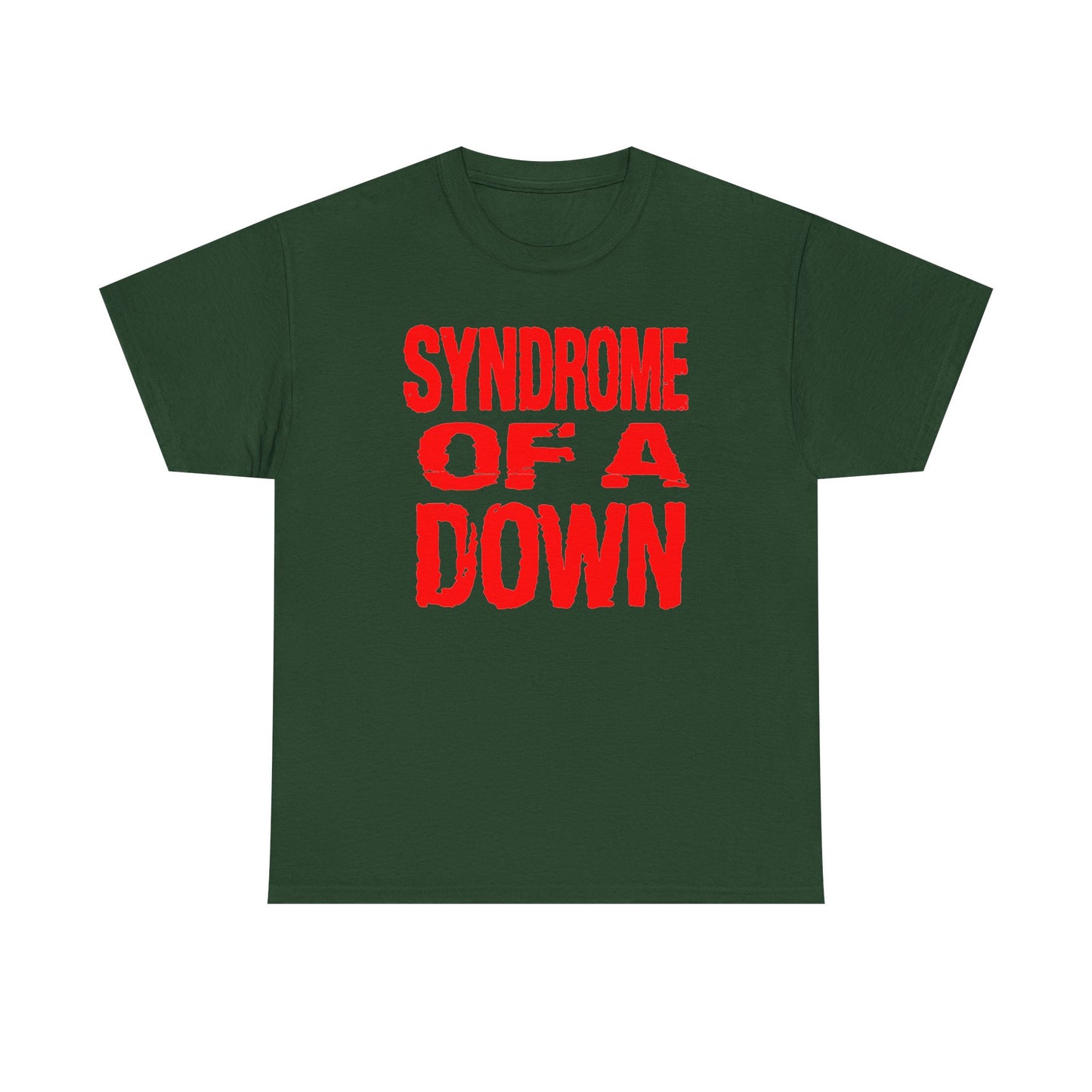 Syndrome of a Down Unisex Heavy Cotton Tee - Funny Shirt - Rock Music - Gift for Men and Women