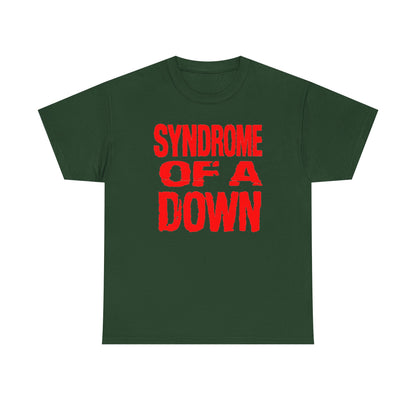Syndrome of a Down Unisex Heavy Cotton Tee - Funny Shirt - Rock Music - Gift for Men and Women