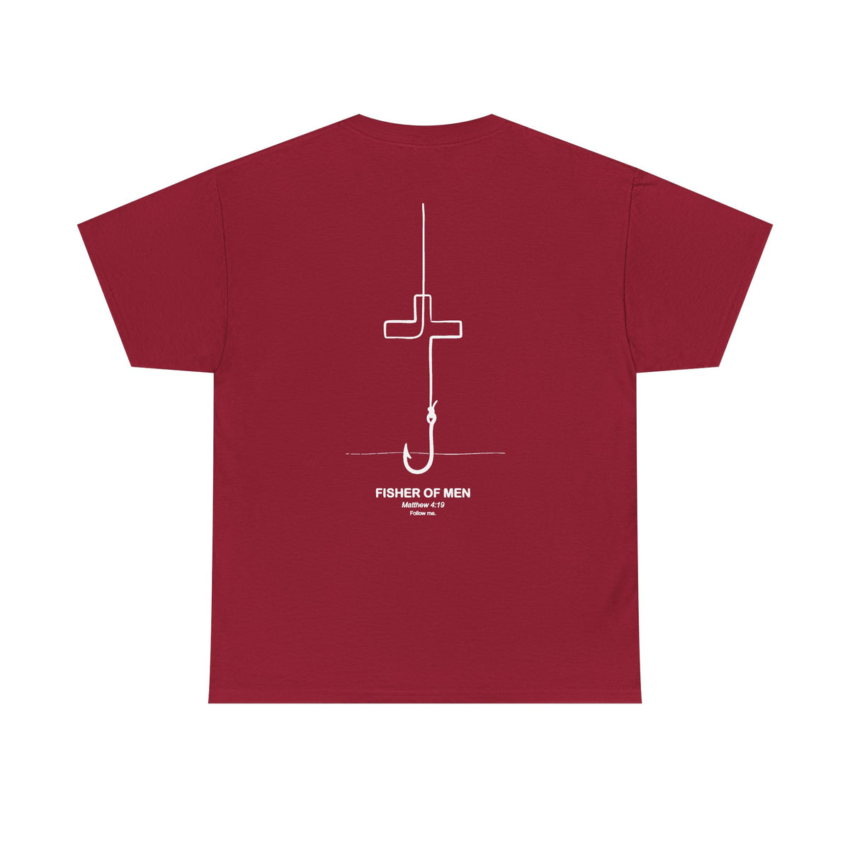 Fisher of Men Mathew 4:19 Unisex Heavy Cotton Tee