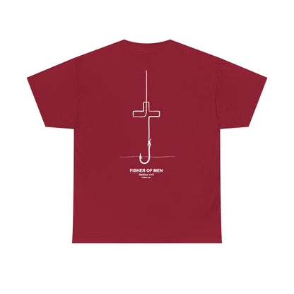 Fisher of Men Mathew 4:19 Unisex Heavy Cotton Tee