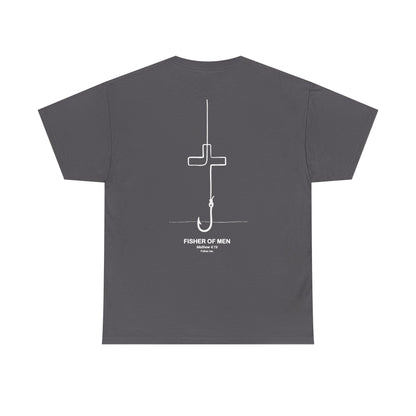 Fisher of Men Mathew 4:19 Unisex Heavy Cotton Tee