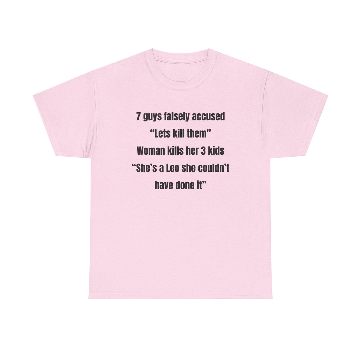 7 Guys Falsely Accused Jane Doe Unisex Heavy Cotton Tee