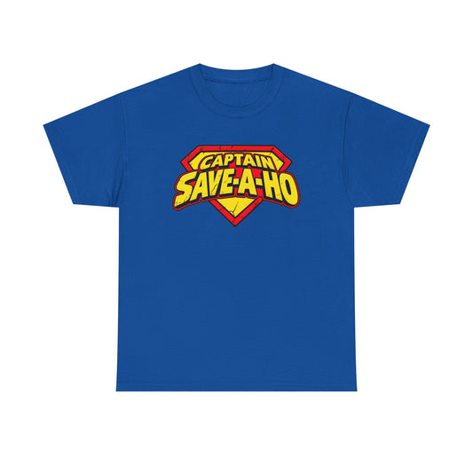 Captain Save A Ho Unisex Heavy Cotton Tee
