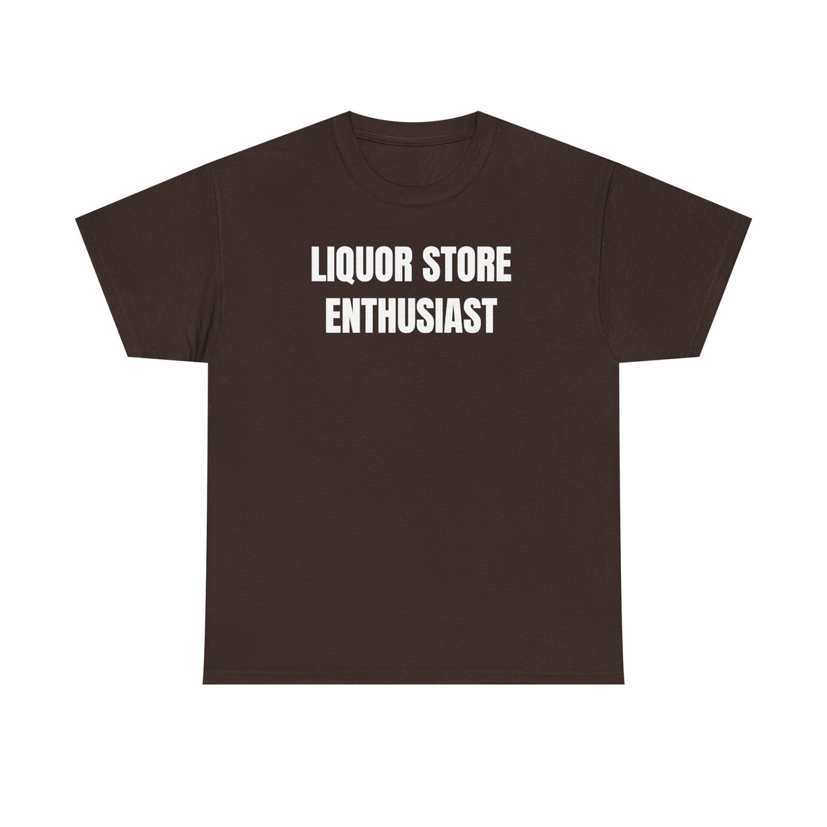 Liquor Store Enthusiast Unisex Heavy Cotton Tee - Funny Shirt - Joke - Gift for Men and Women