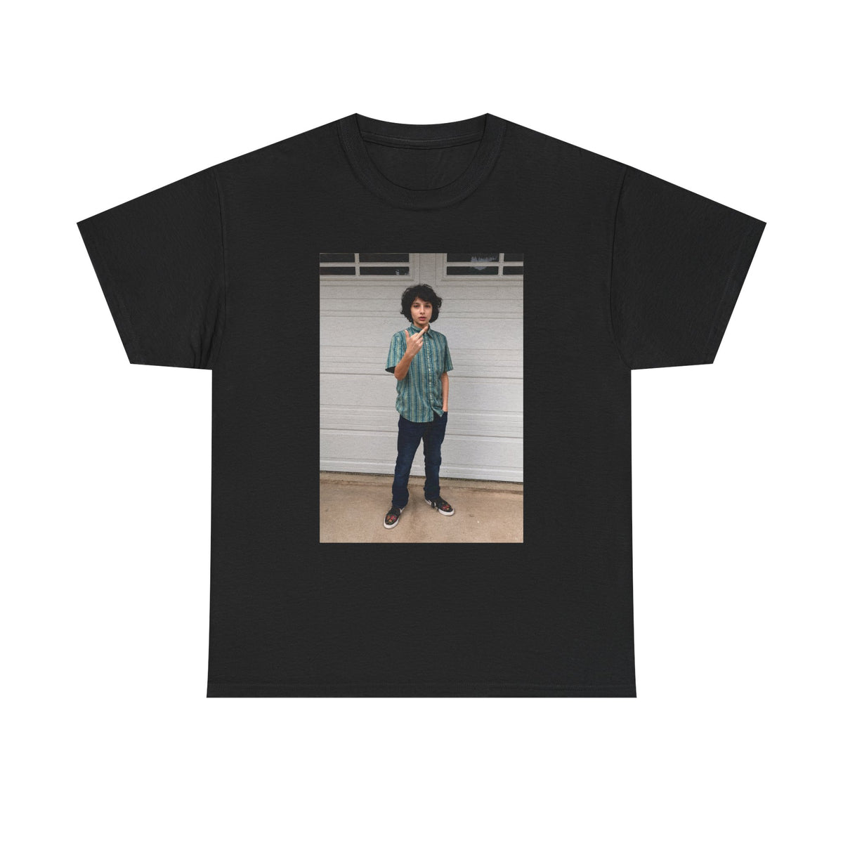 Little Finn Wolf Unisex Heavy Cotton Tee