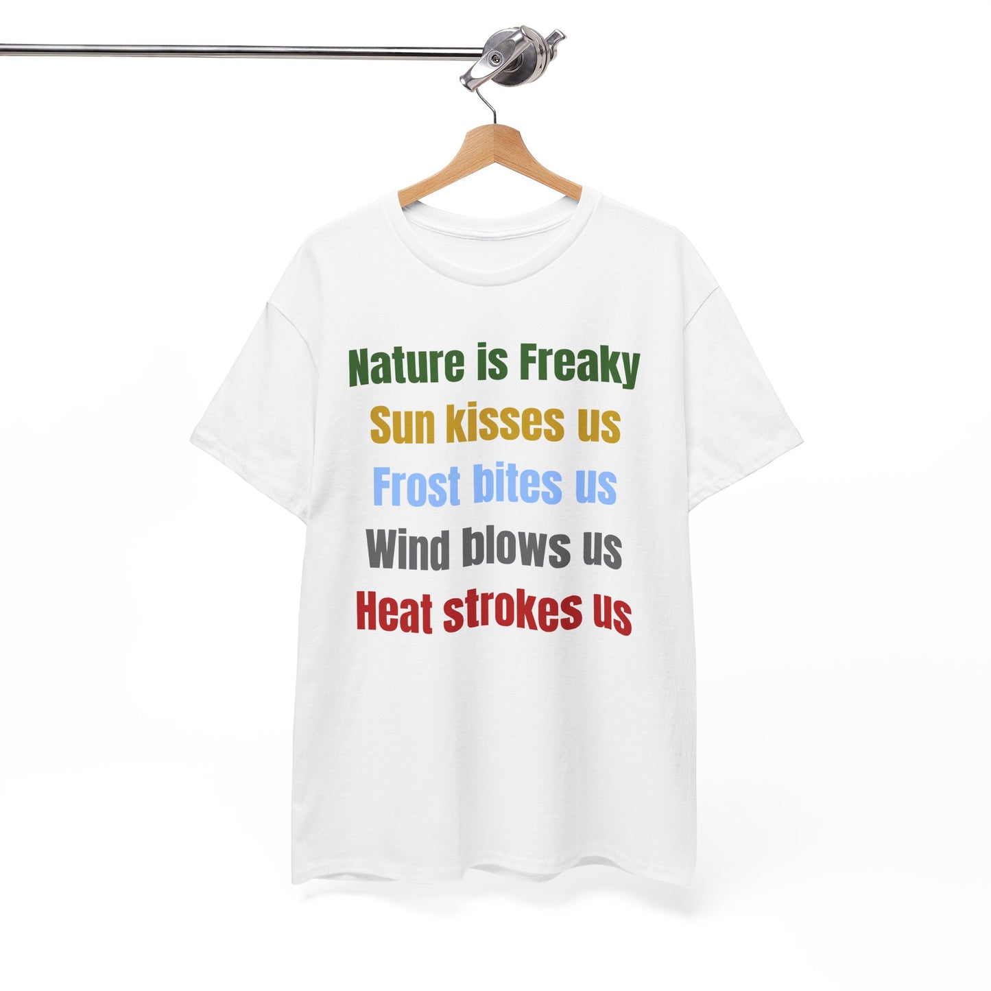 Nature is Freaky Unisex Heavy Cotton Tee