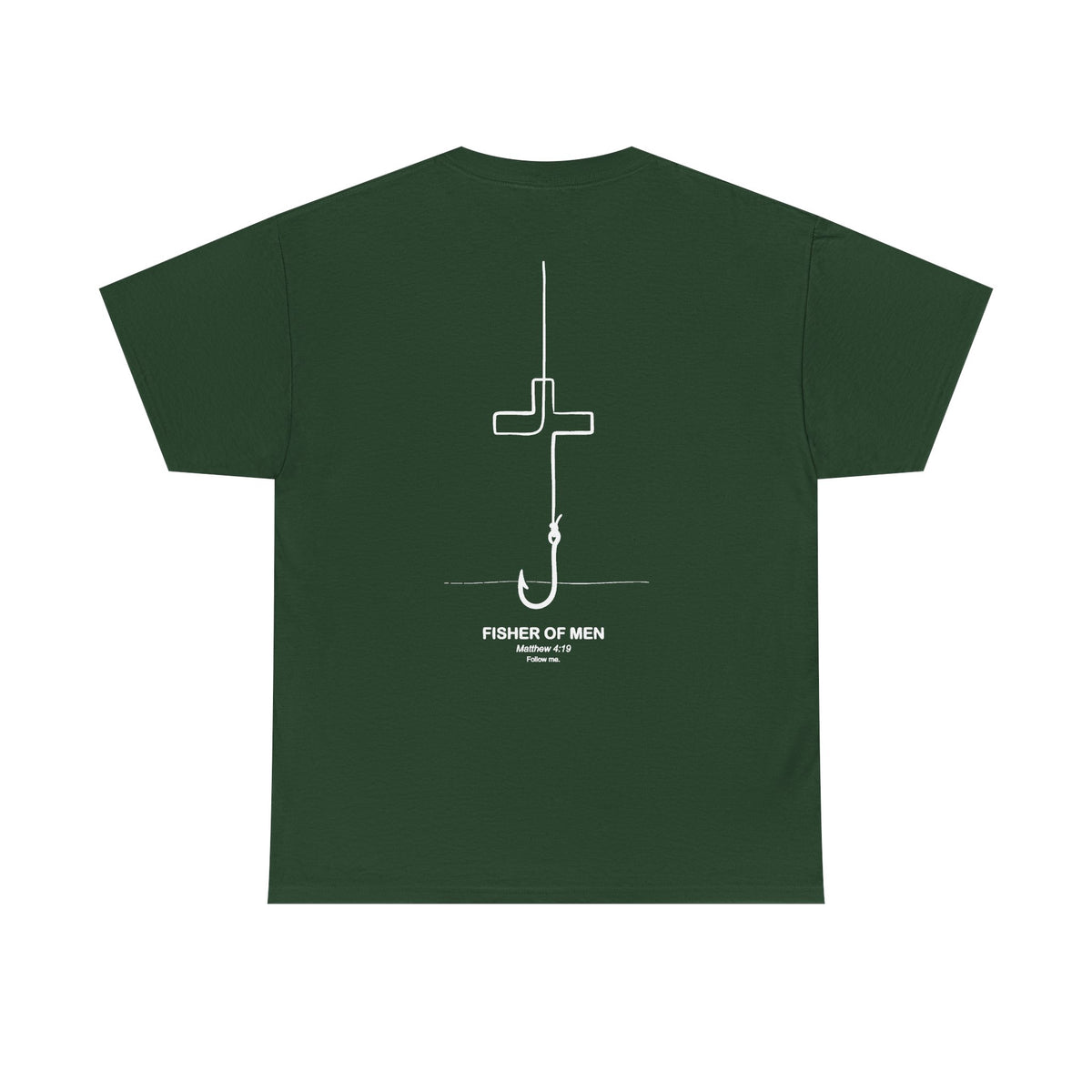 Fisher of Men Mathew 4:19 Unisex Heavy Cotton Tee