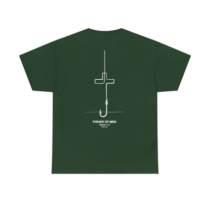Fisher of Men Mathew 4:19 Unisex Heavy Cotton Tee