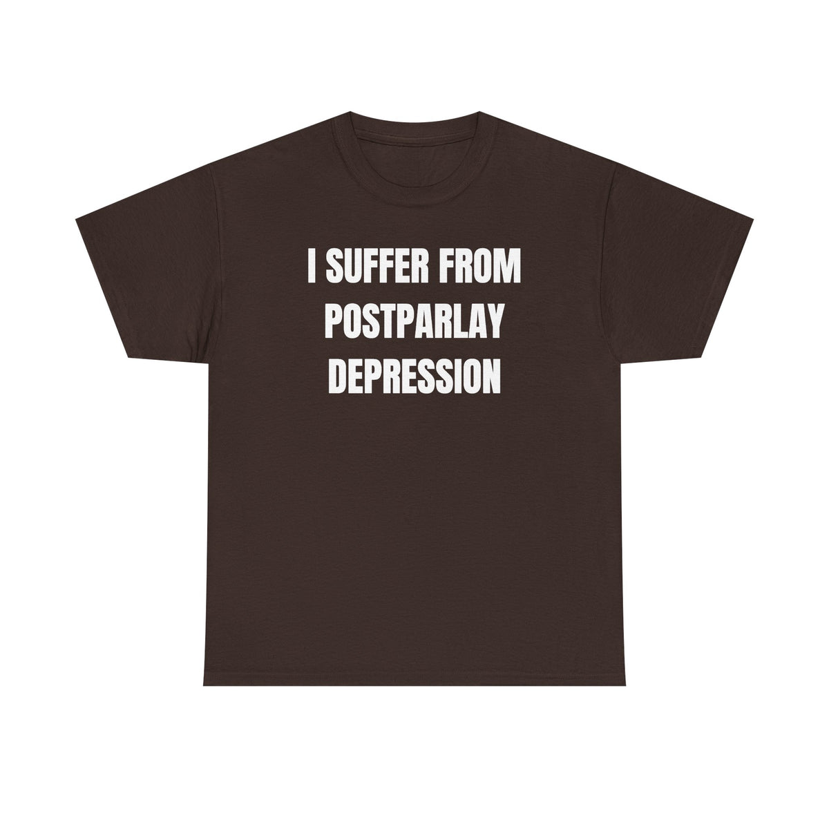 I Suffer From Post-Parlay Depression Unisex Heavy Cotton Tee