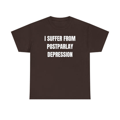 I Suffer From Post-Parlay Depression Unisex Heavy Cotton Tee