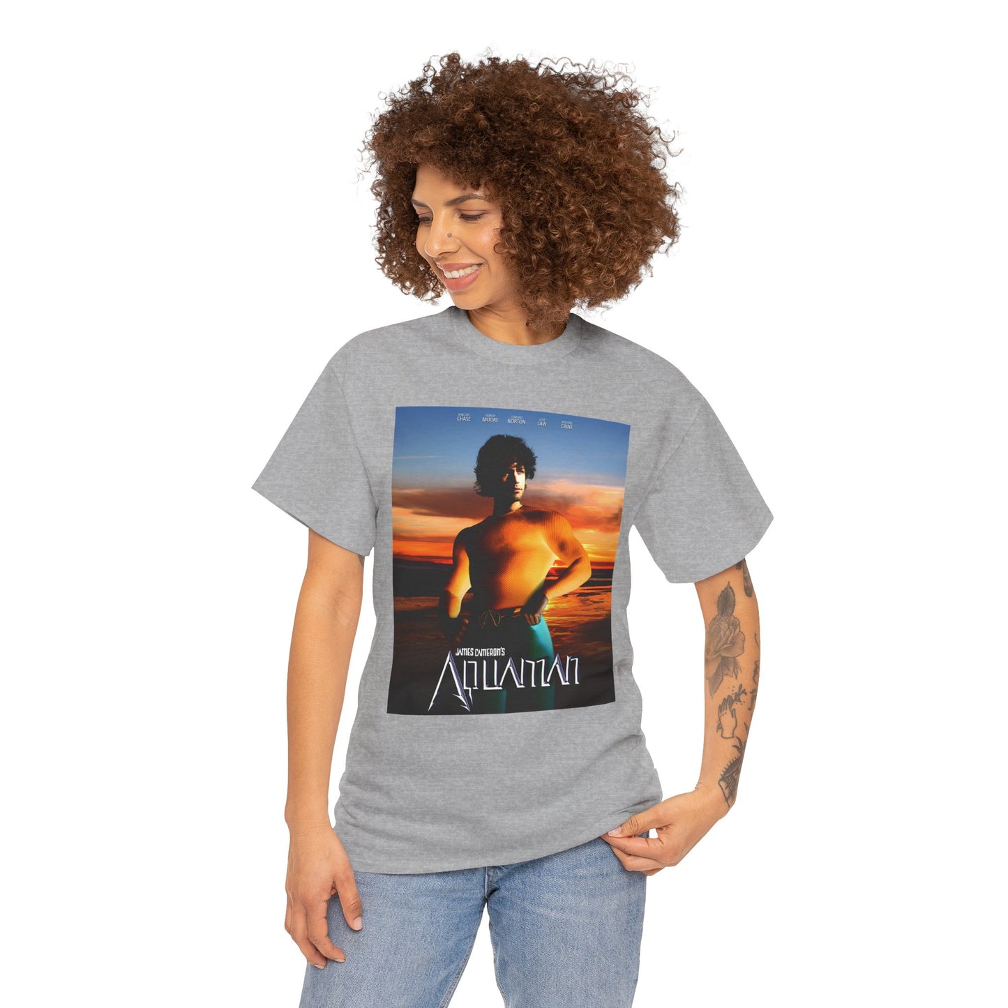 Vinny Chase Aqua Man Unisex Heavy Cotton Tee