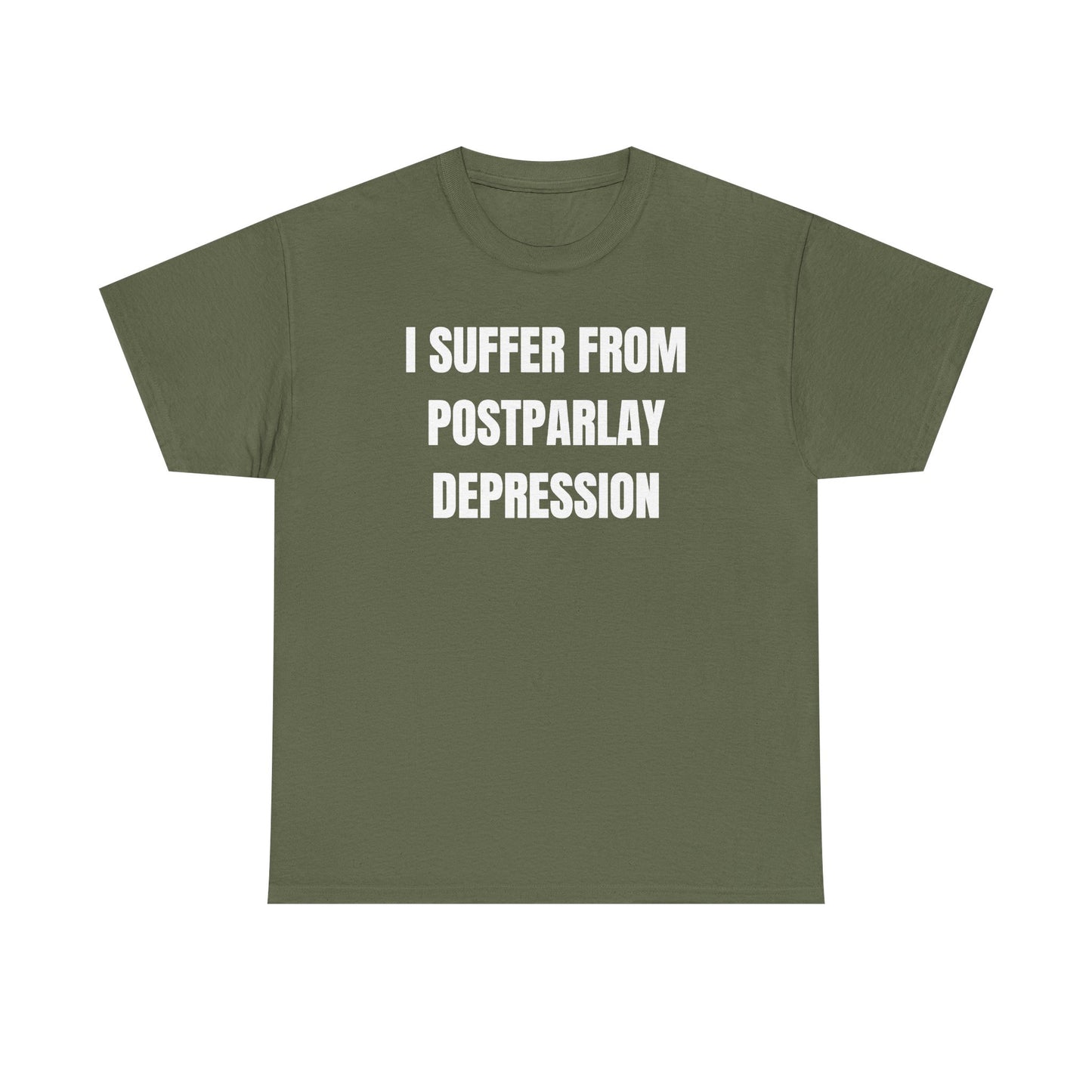 I Suffer From Post-Parlay Depression Unisex Heavy Cotton Tee