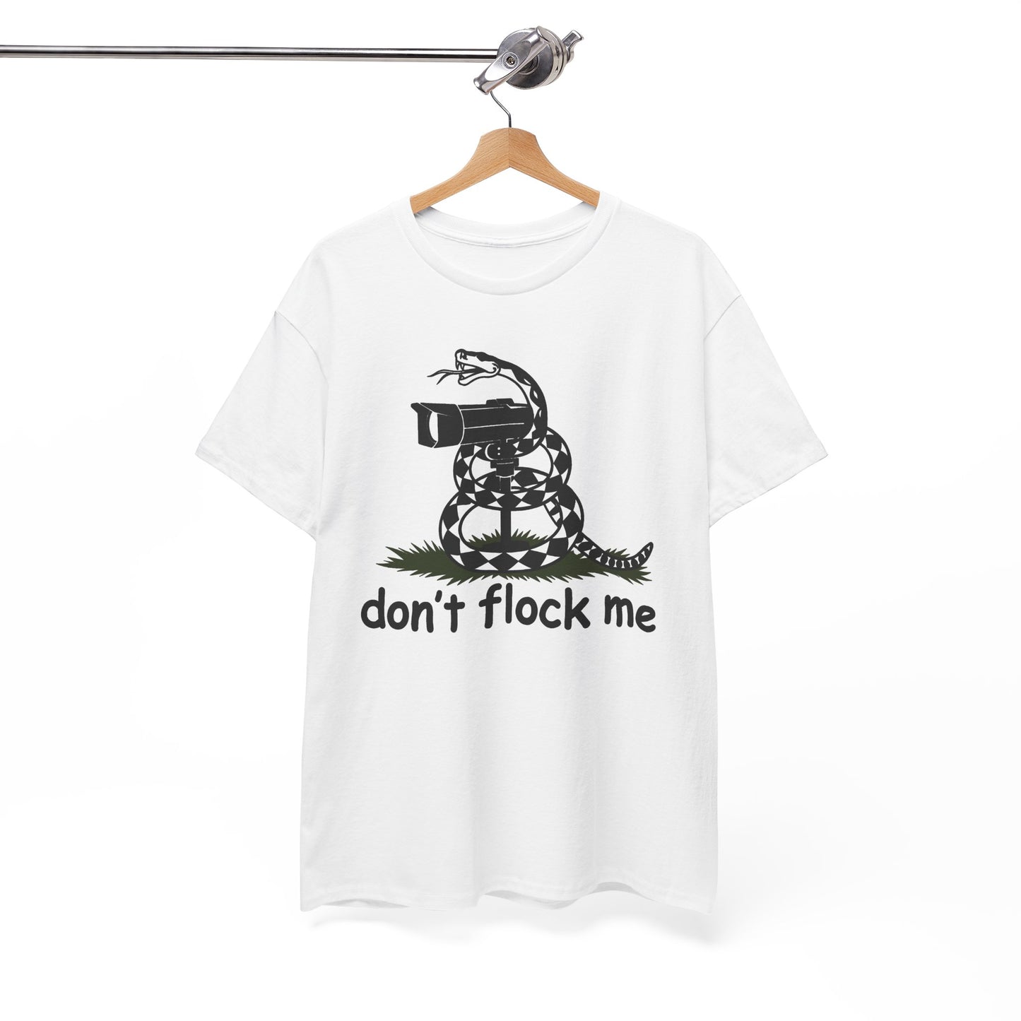 Don't Flock Me Unisex Heavy Cotton Tee - Freedom Shirt - Cameras - USA - Gift for Men and Women