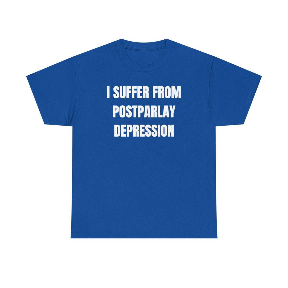 I Suffer From Post-Parlay Depression Unisex Heavy Cotton Tee