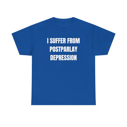 I Suffer From Post-Parlay Depression Unisex Heavy Cotton Tee