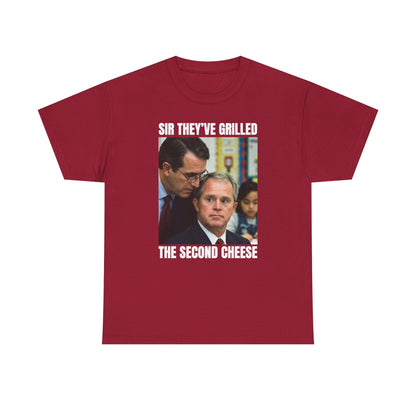 Sir They've Grilled The Second Cheese Unisex Heavy Cotton Tee